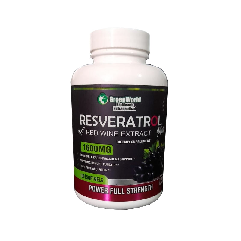 Resveratrol Redwine Extract 1600 mg de Green World